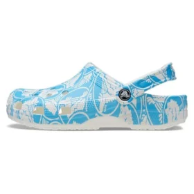 Classic Clogs mit Duke-Print «Blau-Weiss»