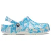 Classic Clogs mit Duke-Print «Blau-Weiss»