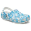 Classic Clogs mit Duke-Print «Blau-Weiss»