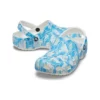 Classic Clogs mit Duke-Print «Blau-Weiss»
