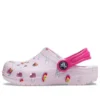 Classic Clogs mit Grafikprint «Pink»