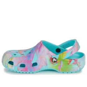 Classic Clogs mit Palmenprint «Neptune Multi»