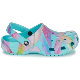 Classic Clogs mit Palmenprint «Neptune Multi»