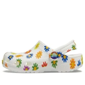 Classic Clogs mit saisonalem Print «White Multi»