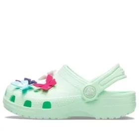 Classic Clogs mit Schmetterlingsanhänger «Mint»