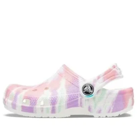 Classic Clogs mit Tie-Dye-Grafik «White Multi»