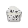 Classic Clogs mit Totenkopf-Print «White Black»