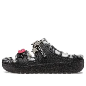 Classic Cozzzy Disco Glitter Sandalen «Black»