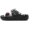 Classic Cozzzy Disco Glitter Sandalen «Black»