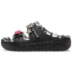 Classic Cozzzy Disco Glitter Sandalen «Black»