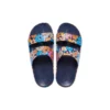 Classic Crocs Retro-Sandalen mit Blumenmuster «Blue Multi»