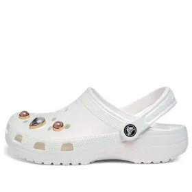 Classic Crystals Clogs «Weiss»