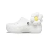 Classic Flower Clogs «Weiss»