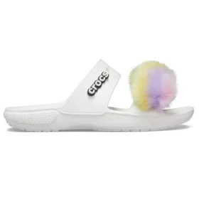 Classic Fur Sure 2-Riemen-Sandalen «Weiss»