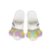 Classic Fur Sure 2-Riemen-Sandalen «Weiss»