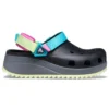 Classic Hiker Clog «Schwarz Blau Gelb»