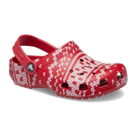 Classic Holiday Sweater Clogs «Red White»