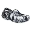 Classic Lined Clog Outdoor-Sandalen «Marbled White Black»