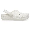 Classic Lined Clog with geometric pattern and lining «White»