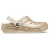 Classic Lined Clogs mit Glitter «Gold»