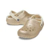 Classic Lined Clogs mit Glitter «Gold»