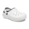 Classic Lined Clogs «White Grey»
