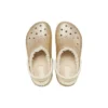 Classic Lined Clogs with Glitter «Gold-Weiss»
