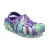 Classic Lined Marbled Clog «Neon Purple Multi»