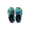 Classic Lined Marbled Clogs «Blue Tie-Dye»