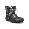 Classic Lined Neo Puff Tie-Dye-Stiefel «Black White»
