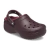 Classic Lined Platform Clog «Dark Cherry»