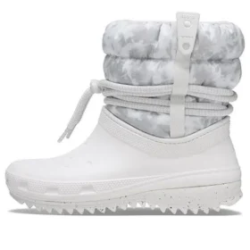 Classic Neo Puff Luxe Stiefel «Weiss-Grau»