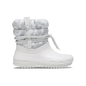 Classic Neo Puff Luxe Stiefel «Weiss-Grau»