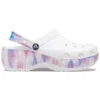 Classic Platform Clog «Weiss-Lila»