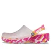 Classic Translucent Marbled Clogs «Transparent Pink»