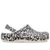 Classic Warped Logo Clogs «White Black»