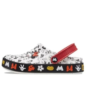 Classic x Mickey Mouse Clogs «Weiss Rot Schwarz»