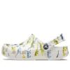 Clogs mit klassischem Motiv «White»