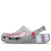 Coca-Cola x Crocs Crossover Light X Outdoor-Sandalen mit flachen Schuhen, lässig, sportlich, Unisex, grau
