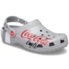 Coca-Cola x Crocs Crossover Light X Outdoor-Sandalen mit flachen Schuhen, lässig, sportlich, Unisex, grau