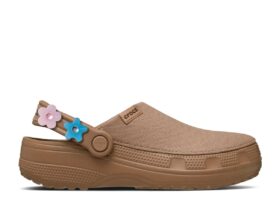 Crafted Enlighten Flower Clog «Milchschokolade»