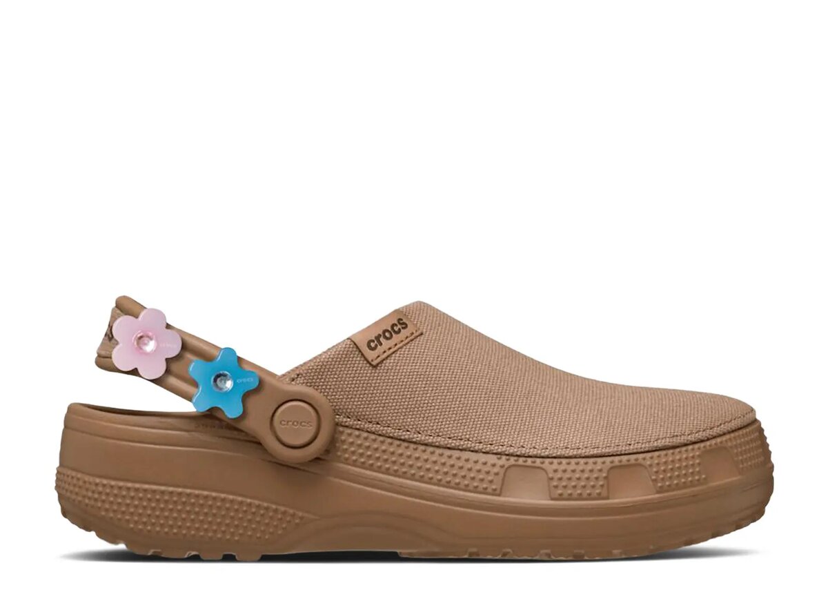 Crafted Enlighten Flower Clog «Milchschokolade» Crafted Enlighten Flower Clog «Milchschokolade»
