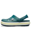 Crocband Clogs «Grün-Weiss»