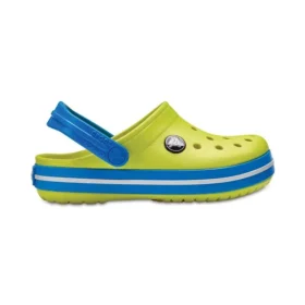 Crocband Clogs mit runder Zehenpartie «Yellow Blue»