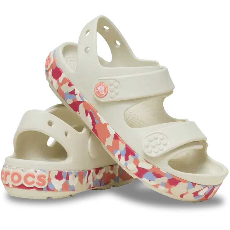 Crocband™ Cruiser Glow Confetti Band Sandale für Kinder. Crocband™ Cruiser Glow Confetti Band Sandale für Kinder.