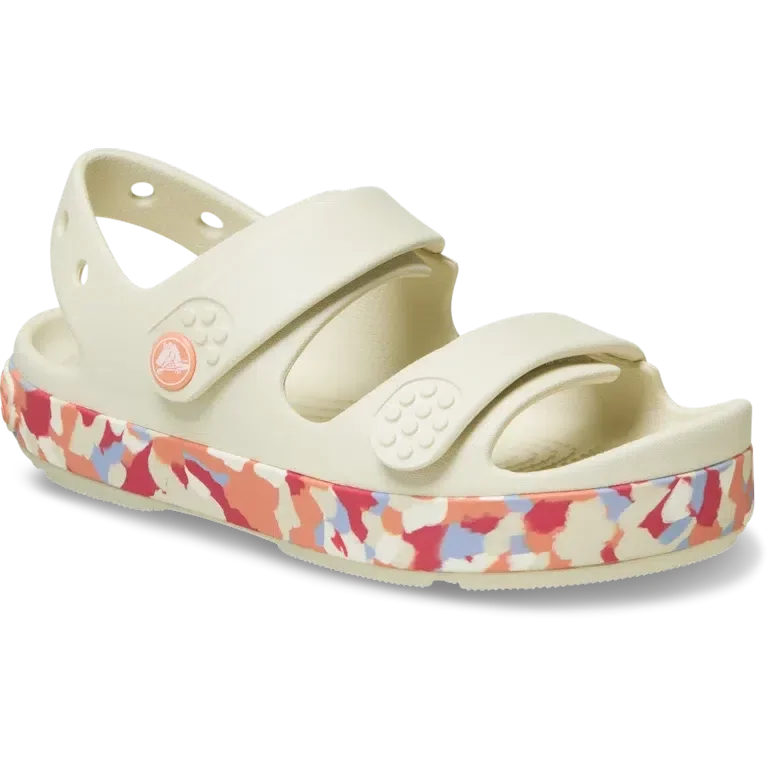 Crocband™ Cruiser Glow Confetti Band Sandale für Kinder. Crocband™ Cruiser Glow Confetti Band Sandale für Kinder.