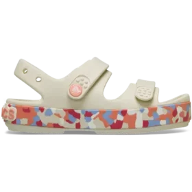 Crocband™ Cruiser Glow Confetti-Band-Sandale für Kleinkinder