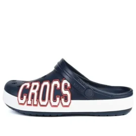 Crocband Logo Clogs «Navy White»