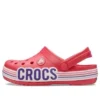 Crocband Logo Stripe Clogs «Rot-Weiss»