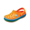 Crocband Rainbow Band Clogs «Orange Blau»